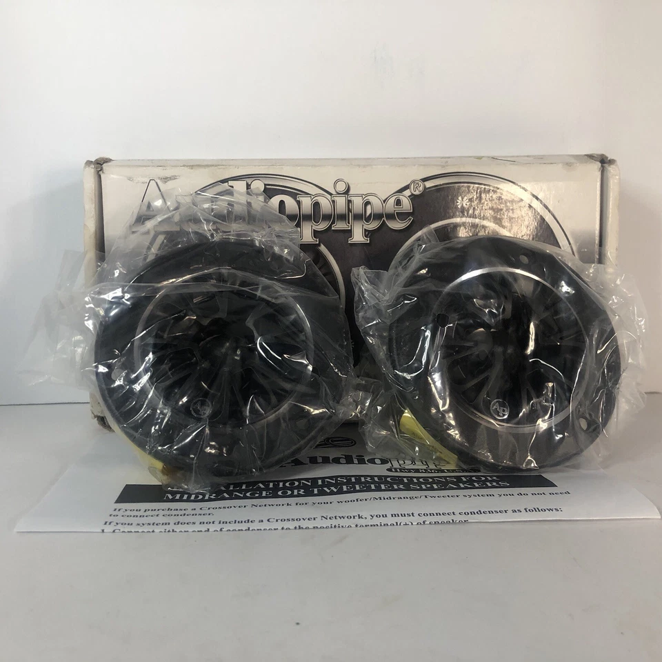 Audiopipe ATR-3723B 350 W Max 3-3/4" Aluminum Bullet Titanium Horn Audio Tweeter - Image 2 of 4