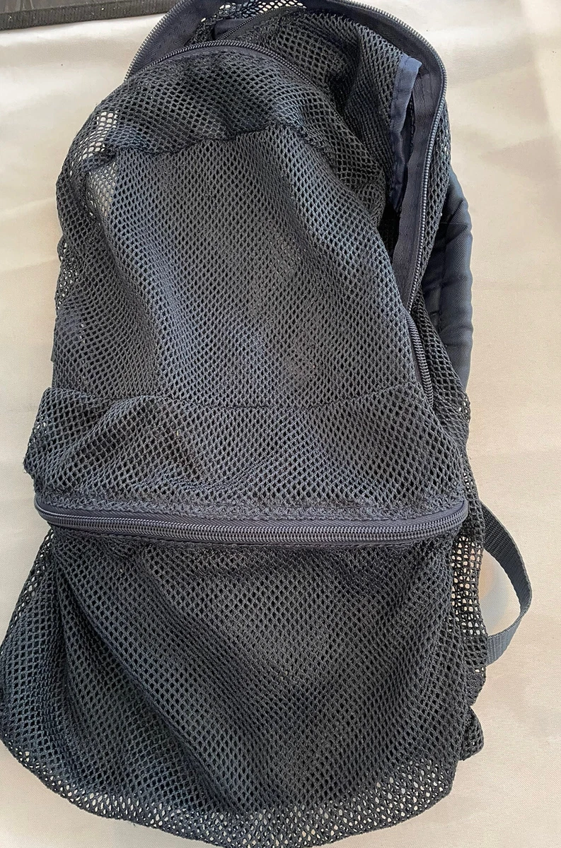 Blue Mesh Backpack