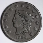 Photo of a 1832-P Large Cent from an eBay listing that sold on Jul 16, 2026
