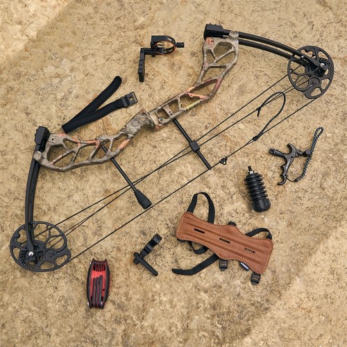 19-70LBS Compound Bow Right Hand Outdoor Archery Sports Hunting Target Shooting - Picture 18 of 19