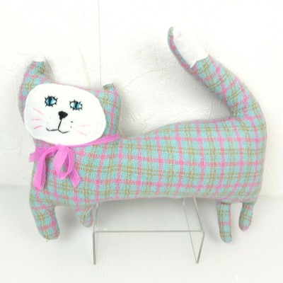 flat cat stuffed animal