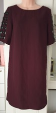 New Next Size 8 Berry embellished shift Dress, BNWT 