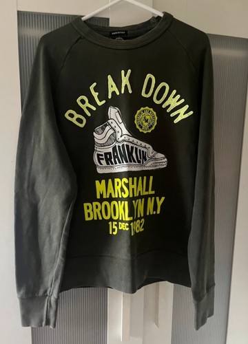 Franklin Marshall Breakdown Sweatshirt/Jumper - XS - Khaki - Picture 2 of 4