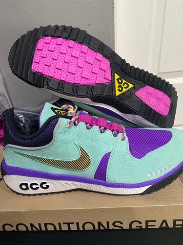 NIKE ACG DOG MOUNTAIN TERRA HUMARA EMERALD RISE PURPLE BLACK YELLOW WHITE Sz10.5 - Picture 6 of 7