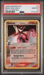 Mewtwo 12/113 EX Delta Species Holo Rare