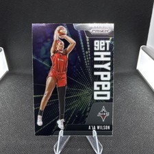 Panini Prizm WNBA 2021 A'ja Wilson Las Vegas Aces #6 Get Hyped Insert