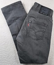 Levis 511 Boys Jeans 27x27 Regular 14 Slim Fit Gray Wash Denim Black Label