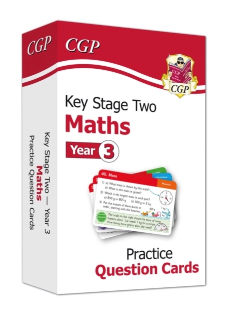 KS2 Maths Year 3 Practice Question Cards by CGP Books (Hardback Book)