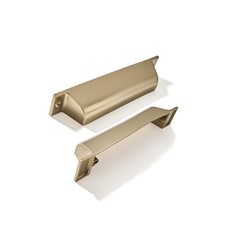 2 Pack 2-1/2" Center to Center Champagne Bronze Cabinet Cup Pulls Drawer Pull...