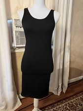 Little Black Dress By Charlotte Russe, Size Large, Scoop Front Low Back.