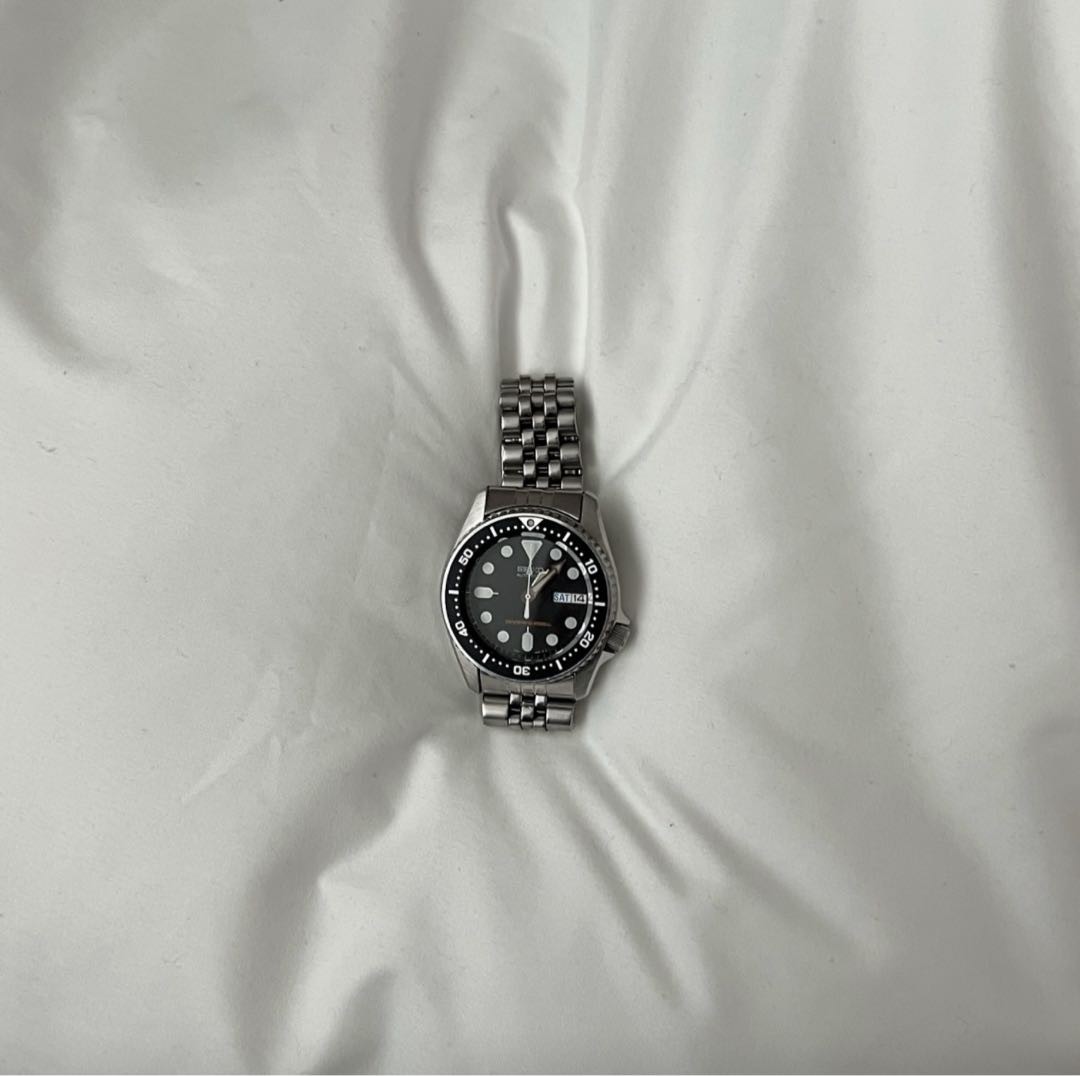 Seiko Skx013 Analog Automatic Men Overhauled In 2023 Black Boy