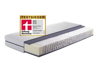 Deutsche Testsieger Matratze Taschenfederkernmatratze 7-Zonen BRECKLE Flex Air