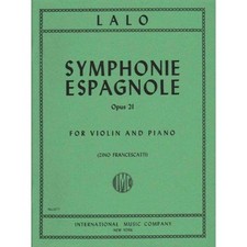 Lalo Edouard Symphonie Espagnole, Op. 21 - Violin and Piano - by Zino Frances...