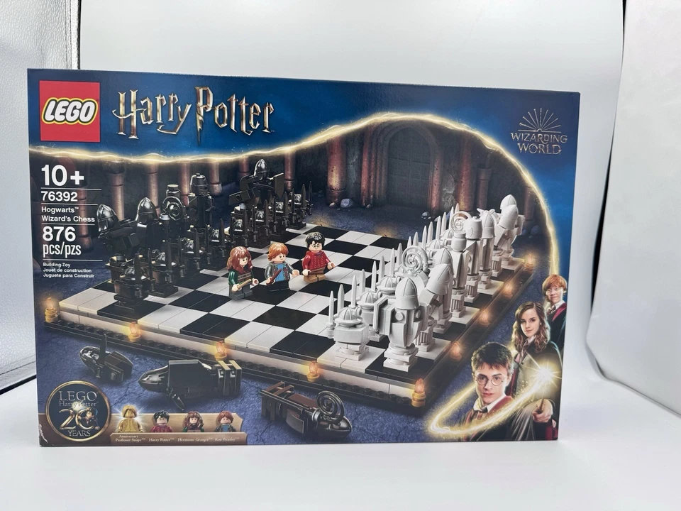 Lego Harry Potter Hogwarts Wizard’s Chess (76392) *Caja dañada* Sellado Foto 4 de 4