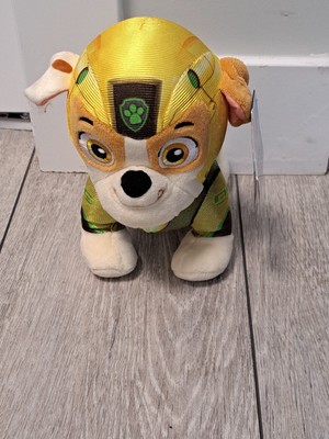 Brand New PAW PATROL AQUA PUPS RUBBLE  Action Figure 8''in Plush 