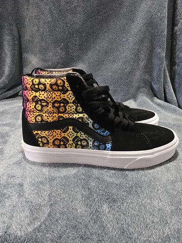 Dia de Los Muertos Vans Uomo Taglia 8 Donna Taglia 9 5