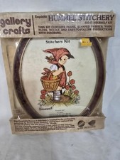 Vintage Sealed 1975 Gallery Crafts Hummel Stitchery Kit Peasant Girl 8036 Frame