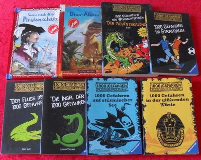 8 Bücher Sammlung 1000 GEFAHREN v. Edward Packard - Büchersammlung
