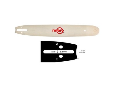 ROTARY CHAINSAW BAR 24'' 3/8'' .058 GA  84 DL PRO SPROCKET BAR CHECK MODEL 9533524