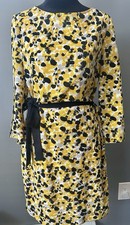 Women's Yellow And Black Dress