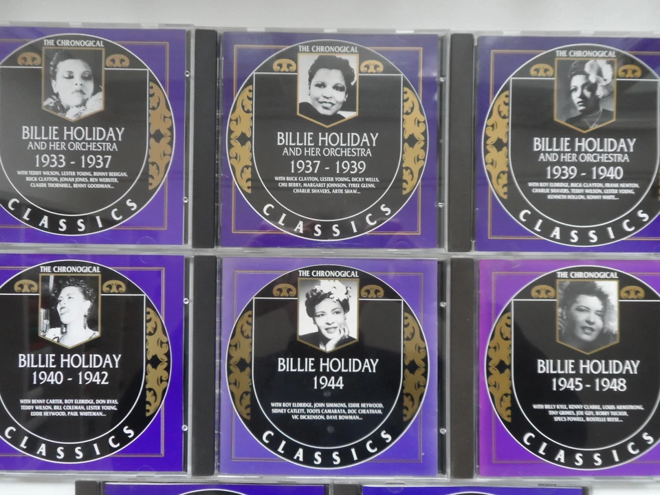 Billie Holiday 1933-1952, 8 CDs, Chronological Classics