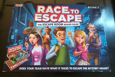 Race To Escape: The Escape Room Brettspiel von Ideal 100% vollständig 3D Spiel NEU
