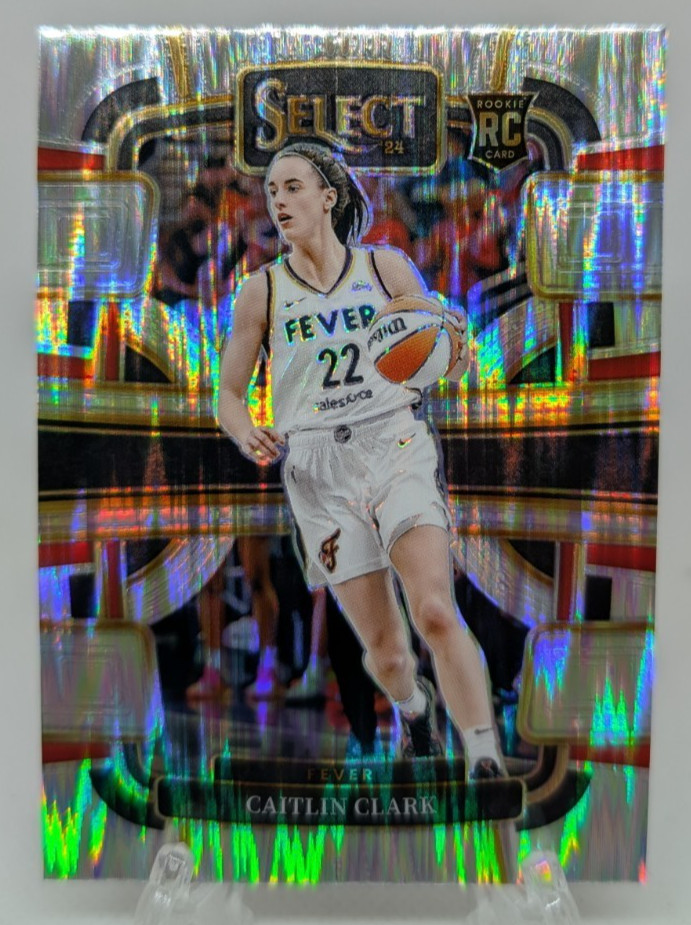 2024 Panini Select WNBA - Concourse Caitlin Clark #72 Silver Flash Prizm (RC)
