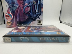 Lethal Enforcers Sega CD, 1993, Big Box Complete With Justifier