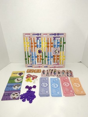Littlest Pet Shop Mall Madness Game Replacement Parts Money Bank Cards Shoppers