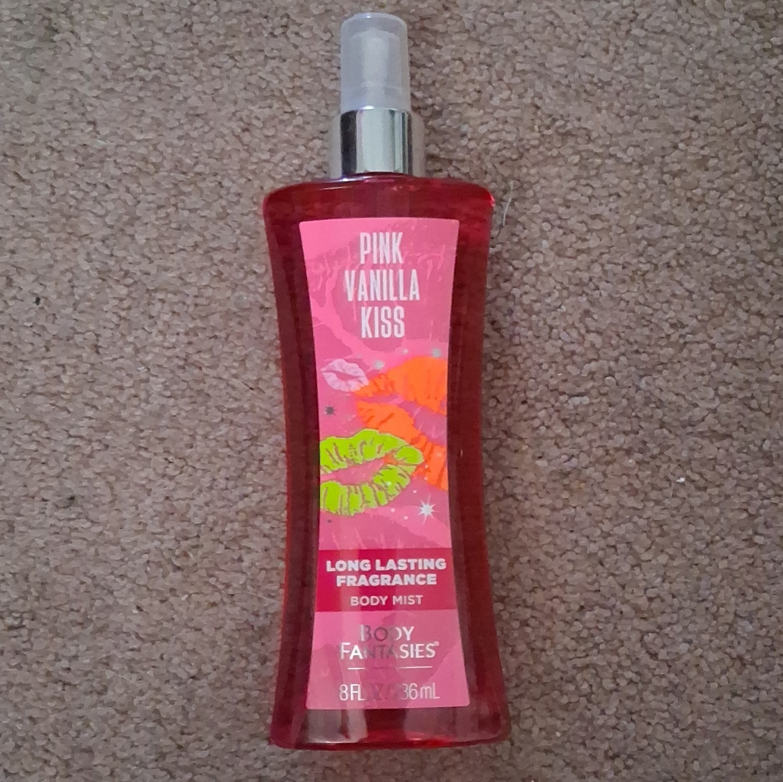 Body Fantasies Pink Vanilla Kiss Long Lasting Vanilla Body Mist 8 fl oz