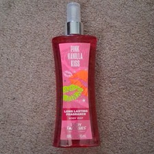 Body Fantasies Pink Vanilla Kiss Long Lasting Vanilla Body Mist 8 fl oz