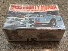 MPC 1968 MISS MIGHTY MOPAR CUDA ORIGINAL FACTORY SEALED KIT!! CIRCA 1968! VMCP!