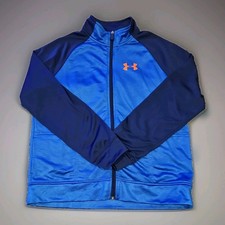 Under Armour Jacket Youth X-Large Blue Full Zip EUC