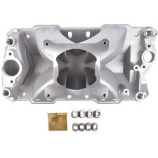 Single Plane Aluminum Intake Manifold Fits Chevy Sbc 350 400 1957-1995 3000-7500