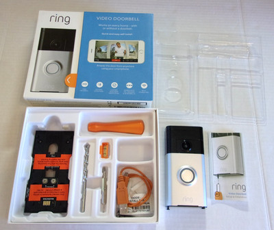 Used Open Box Ring Video Doorbell Wi-Fi Enabled 88RG400FC100 Free Shipping!