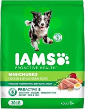IAMS Proactive Health Minichunks Adult Dry Dog Food with Real Chicken, 30 lb 0.97 per pound