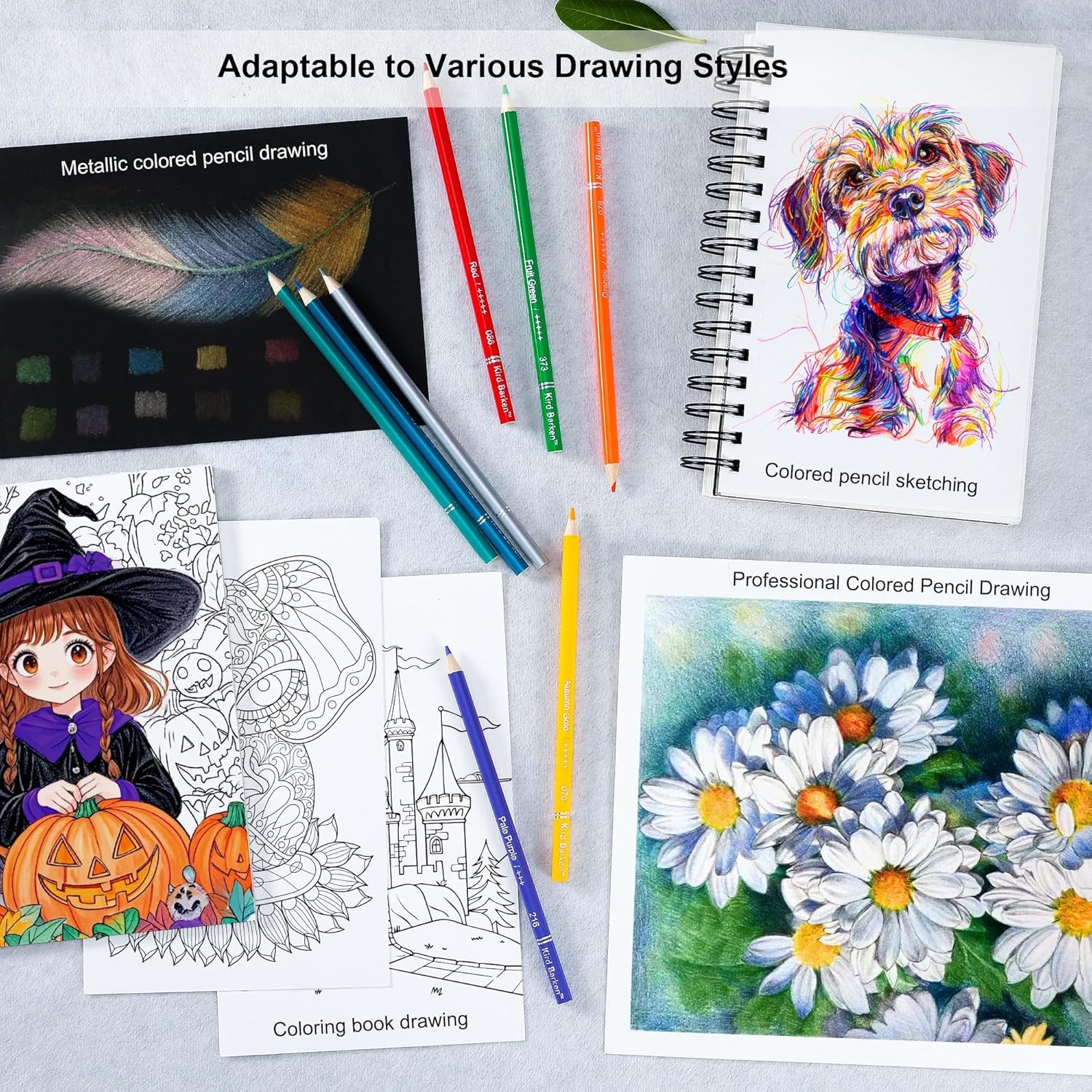 80 Colored Pencils, Soft Core Color Pencil Set for Adult Coloring Books Artist..