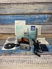 Canon Digital IXUS 65 6MP Camera w/ Box 2 Batteries Charger Tested