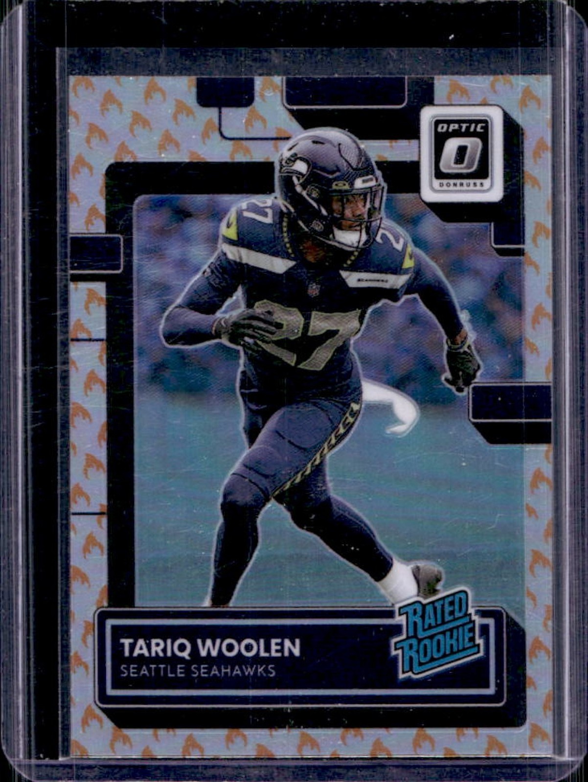 2022 Donruss Optic Tariq Woolen Fire Rated Rookie #298 Seahawks