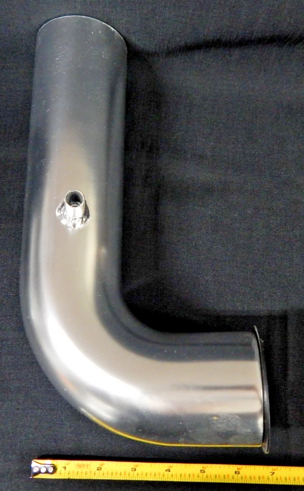 3" OD Aluminum Cold Air Intake Plumbing Tube 76mm CAI Pipe Tubing 14" - Image 4 of 4