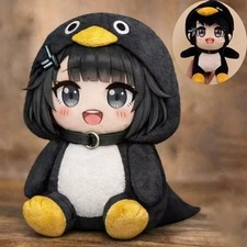 Cute Penguin Plush Toy 10in Soft Stuffed Doll Kawaii Gift Room Decor