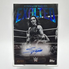 Stephanie Vaquer 2025 Topps WWE Exalted BLACK...