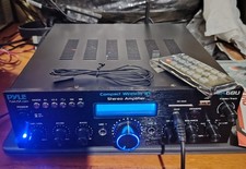 200W Bluetooth Stereo Amplifier Dual Channel Audio Receiver w/ USB SD AUX MIC