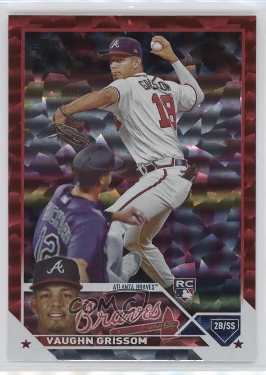 2023 Topps Series 1 Red Foil 74/199 Vaughn Grissom #275 13c1