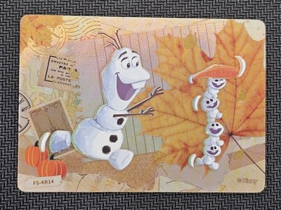 Olaf 2025 Card Fun Disney Frozen Autumn Time #FS-AR14 AR