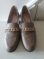 Scarpe con tacco a blocco Next Forever Comfort taglia 9/43 in pelle tortora.