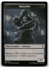 Skeleton Token Baldur's Gate MTG NM