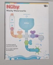 NUBY Wacky Waterworks Children Bath Toy - NEW Fun Tub Toy Educational 18 Months
