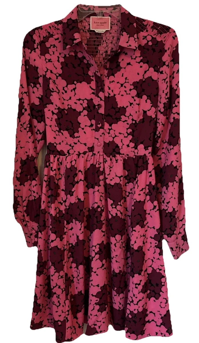 chinese dress ladies Black and Pink Long Sleeve Midi Dress main image 1