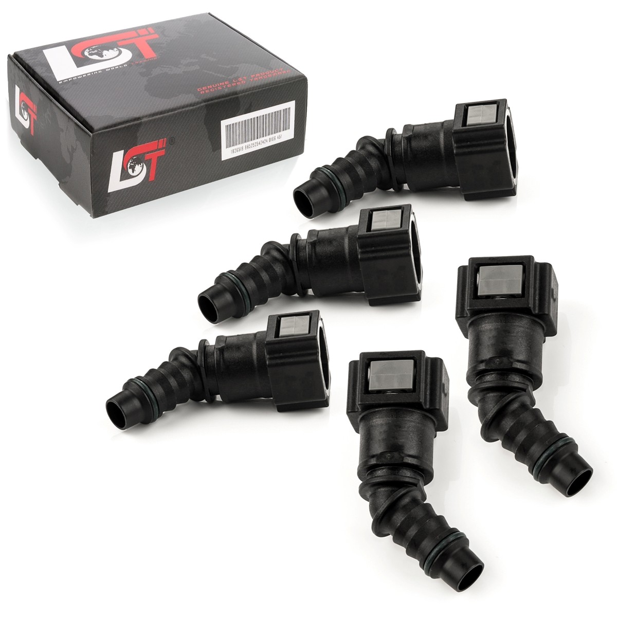 5x Quick Release Fuel Line Hose Coupling 45° 7.89x8mm for DAIMLER
